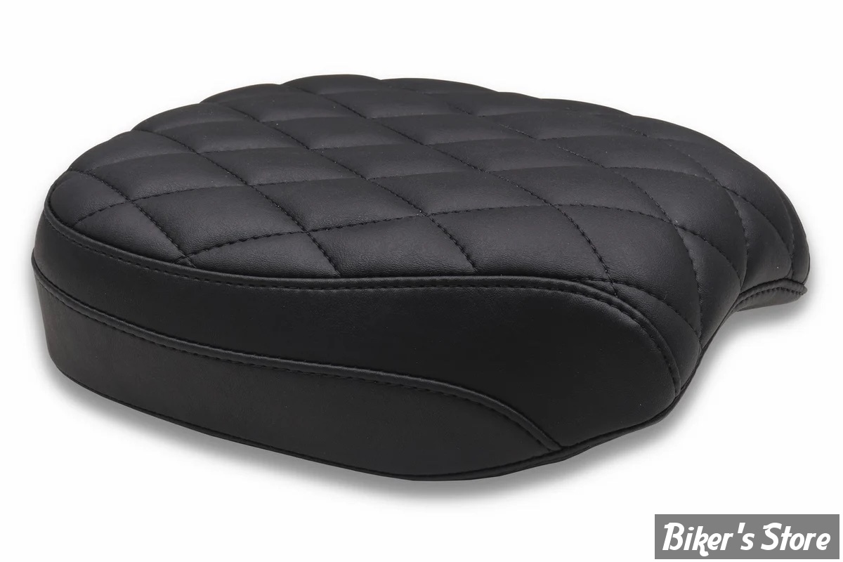 SELLE  MUSTANG - TRIPPER™ SOLO FOR HONDA REBEL 300 & 500 - HONDA 300/500 REBEL 17UP - BLACK DIAMOND - NOIR -: POUF PASSAGER - 84005