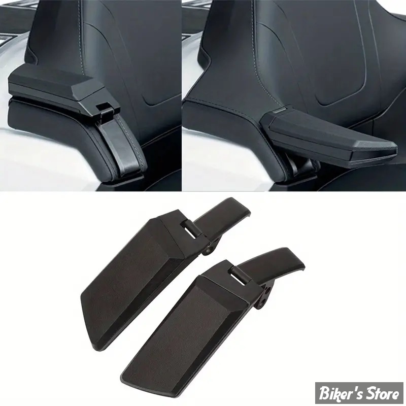KIT ACCOUDOIRS PASSAGER - HONDA GOLDWING GL1800 2018UP - KURYAKYN - Omni passenger armrests  KUR6770 / 6770