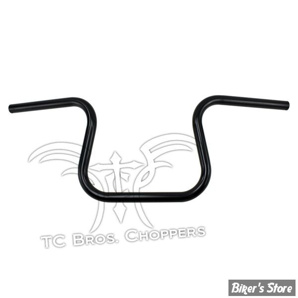  Guidon TC. BROS - TC BROS. LANE SPLITTER HANDLEBAR - AVEC  EMPREINTES - NOIR - 101-0114