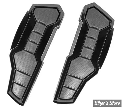 - ECLATE Y - PIECE N° 01 -  KIT PLATEFORMES KURYAKYN - ENYGMA  Driver Floorboards ALUMINIUM A380 - POUR CONDUCTEUR - NOIR - KUR10019-2 / 10019-2