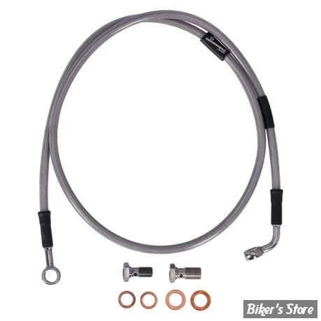 - DURITE DE FREIN AVANT - SOFTAIL FXSTSB 95/97 - LONGUEUR : +000 - 1 DISQUE - OEM 45115-95 - GOODRIDGE - INOX - HD0050-1FC-CL