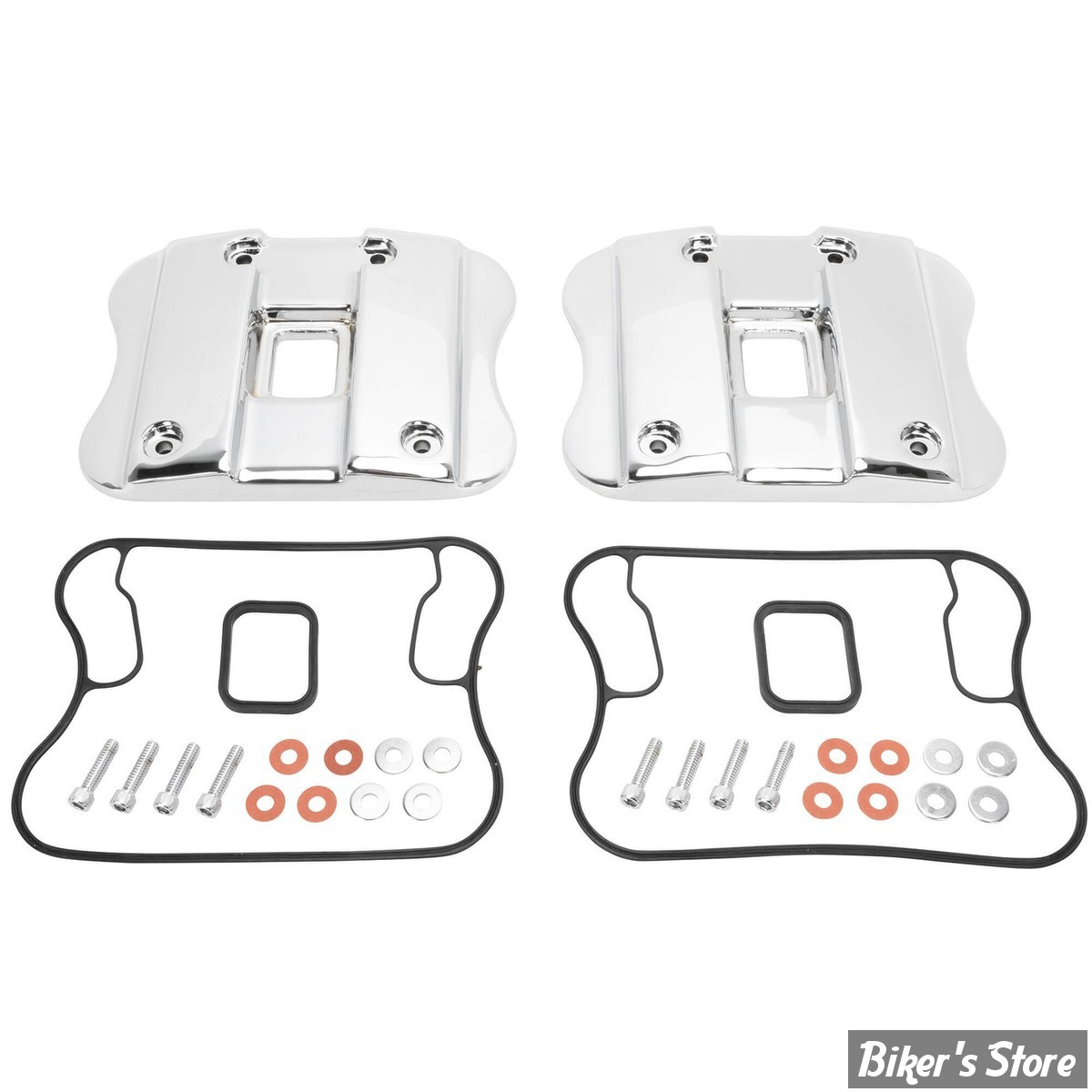 ECLATE D - PIECE N° 32 - COUVRE CULBUTEURS - SPORTSTER 91/03 - SUPÉRIEUR -  17551-96A /  17501-86 - CHROME - LE KIT