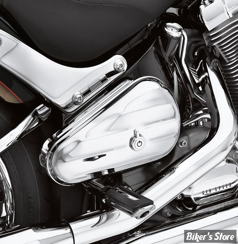 BOITE A OUTILS SOFTAIL gauche - Chrome