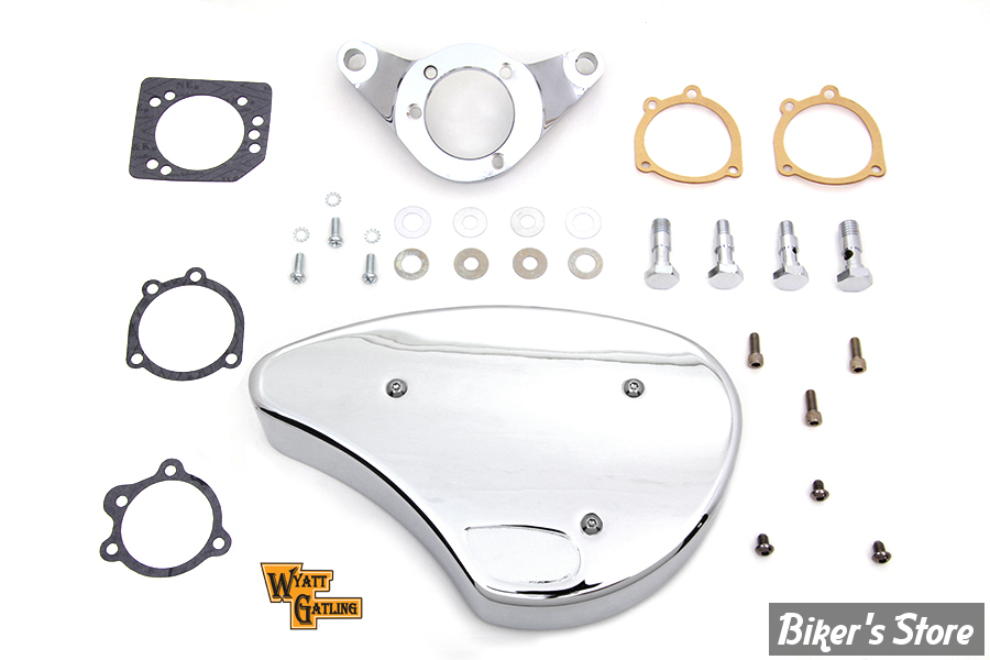 FILTRE A AIR - WYATT GATLING - BIGTWIN 93/07 - SCOOP - CHROME - COMPLET