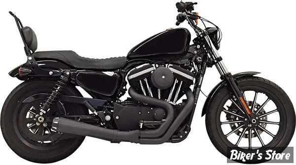 ECHAPPEMENT BASSANI - Road Rage 2en1 - SPORTSTER 04/22 - NOIR - 1X52RB