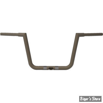 - GUIDON 32MM SUR RISERS 32MM / LA CHOPPERS - 1 1/4" TOURING - ROAD GLIDE FLTR 15UP - HEFTY TWIN PEAKS - HAUTEUR : 25.50 CM / 10" - BRONZE - LA-7312-61Z