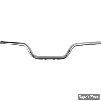 GUIDON - ODI - V-TWIN MOTO  - TIRAGE ELECTRONIQUE - DIAMETRE : 1" - ANODISÉ ARGENT - H791MXS
