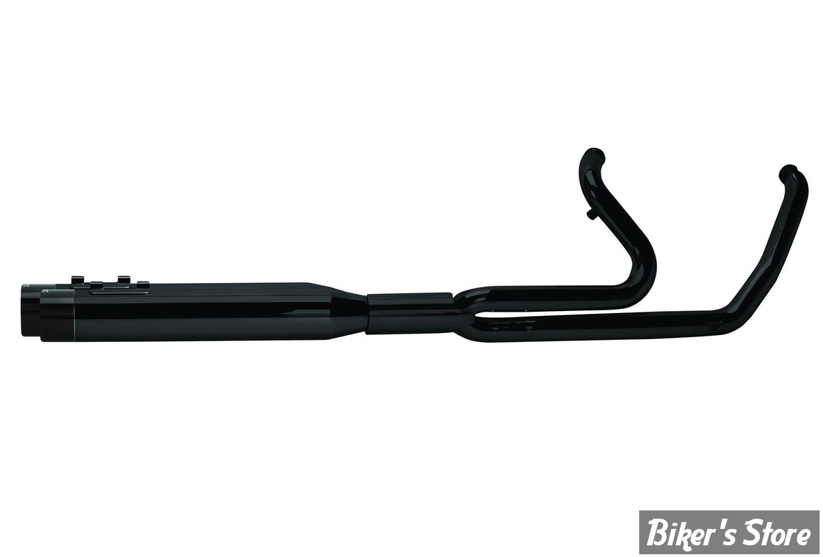 ECHAPPEMENT - TWO BROTHERS RACING - TOURING MILWAUKEE EIGHT 17UP - Ghost Full System - NOIR / EMBOUTS : NOIR - 005-46402-B-753233