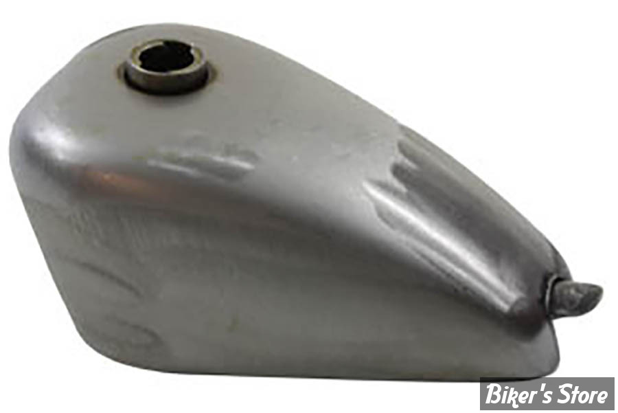 RESERVOIR PEANUT - 2.5 GALLONS - V-TWIN / Wyatt Gatling - Chopper "Sporty" 2.5 Gallon Gas Tank - BOUCHON A BAILLONETTE