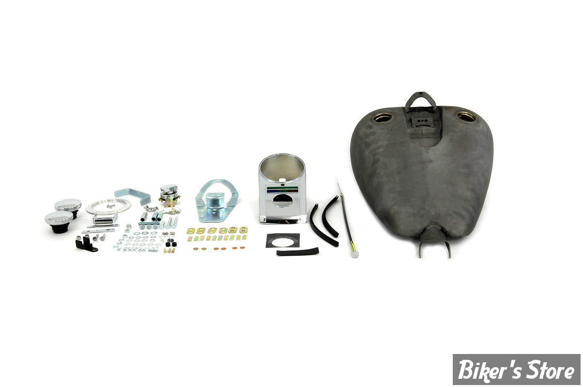 RESERVOIR  D'ESSENCE - 3.2 GALLONS / 12.10 LITRES - SPORTSTER 04/06 - OEM OEM 00000-00 - Bobbed 3.2 Gallon One Piece Gas Tank - AVEC CONSOLE