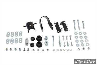 FIXATION POUR RESERVOIR CUSTOM - Gas Tank Mounting Kit - SPORTSTER 79/81 - V-TWIN