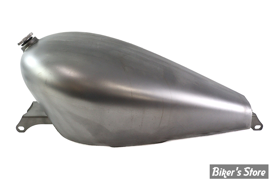 ECLATE A - PIECE N° 20A - RESERVOIR D'ESSENCE CUSTOM - 3.6 GALLONS / 13.60 LITRES - SOFTAIL MILWAUKEE EIGHT - M8 "Sporty" 3.6 Gallon Gas Tank Raw Steel High Mount