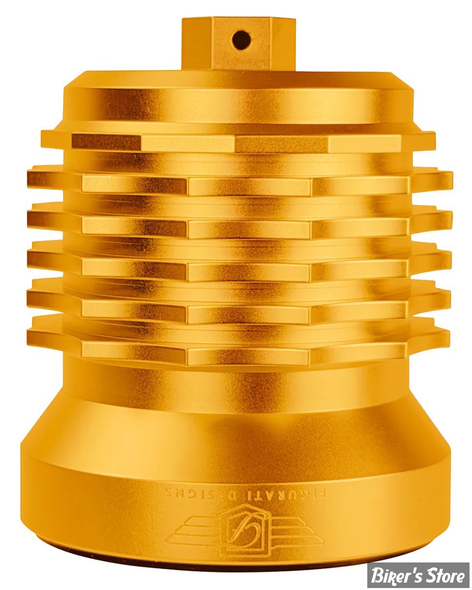 FIGURATI - FILTRE A HUILE - FIGURATI DESIGNS - RÉ-UTILISABLE - Performance Magnetic Oil Filter - FINITION : GOLD - FDP01-OILFIL-G