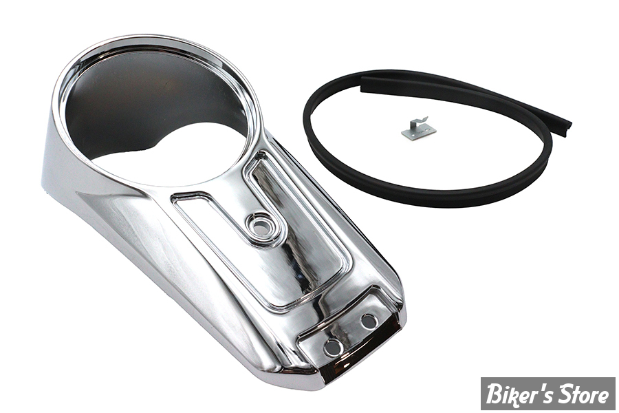  ECLATE A1 - PIECE N° 01 - CONSOLE DE RÉSERVOIR - OEM 70900747 /  70900681 / 10102 - SOFTAIL M8 FLFB / FLSB 18UP - V-TWIN  - CHROME