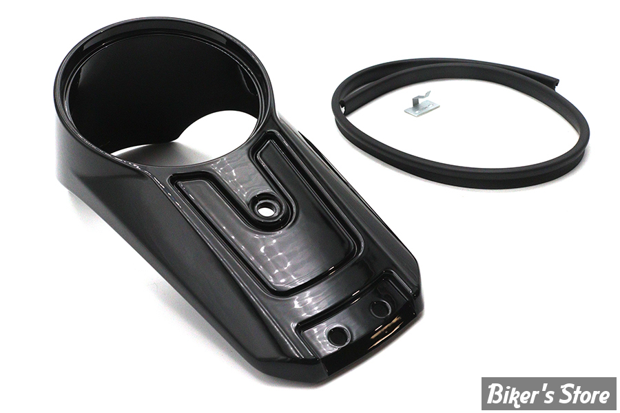  ECLATE A1 - PIECE N° 01 - CONSOLE DE RÉSERVOIR - OEM 70900747 /  70900681 / 10102 - SOFTAIL M8 FLFB / FLSB 18UP - V-TWIN  - NOIR