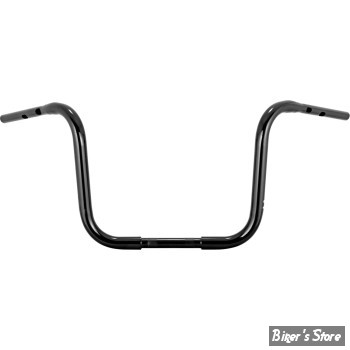 GUIDON APEHANGER HAUTEUR : 30.00CM / 12"- BURLY - GORILLA APES - 32MM / 1 1/4" - SOFTAIL 2025UP - NOIR - B12-1601B