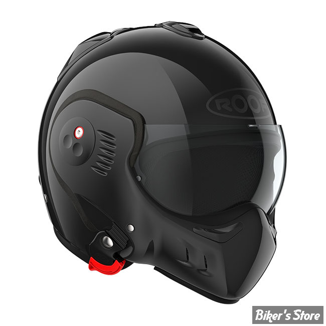 - CASQUE ROOF -  Boxer Alpha helmet - CONVERTIBLE - COULEUR : NOIR BRILLANT - TAILLE : M / 58 CM - E22.06