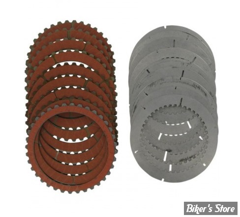 ECLATE C - PIECE N° 00 - KIT EMBRAYAGE - SPORTSTER 91UP - BARNETT SCORPION : KIT DE DISQUES DE REMPLACEMENT - 306-32-40543