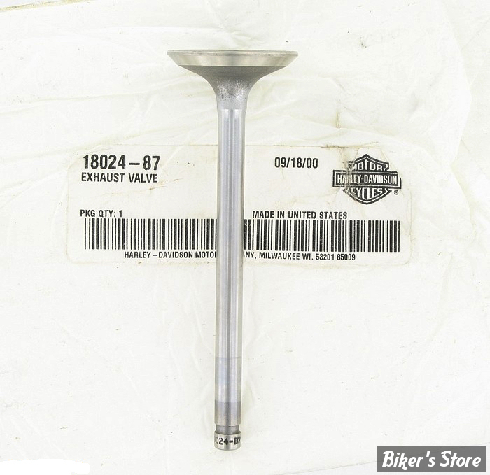 ECLATE G - PIECE N° 12 - SOUPAPE - XL1200 88/03 - ECHAPPEMENT - OEM 18024-87 - OEM HD --NEUF - NI REPRIS - NI ECHANGE -