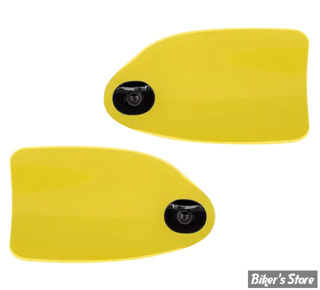 - DEFLECTEURS POUR MAINS - KLOCK WERKS - Flare® ICE Handguards - FLHXSE / FLTRXSE 2023UP - ICE JAUNE - KWS-01-0126-23