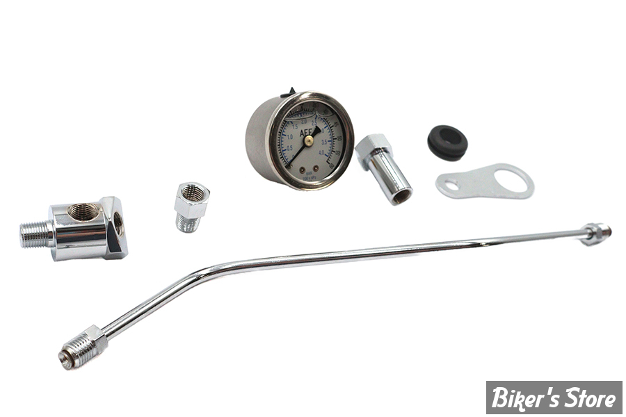 - KIT MANO DE PRESSION D HUILE -  60 PSI - BIG TWIN EVO 84/99 - 60 PSI - V-TWIN / Wyatt Gatling - Oil Gauge Kit without Oil Pressure Sender