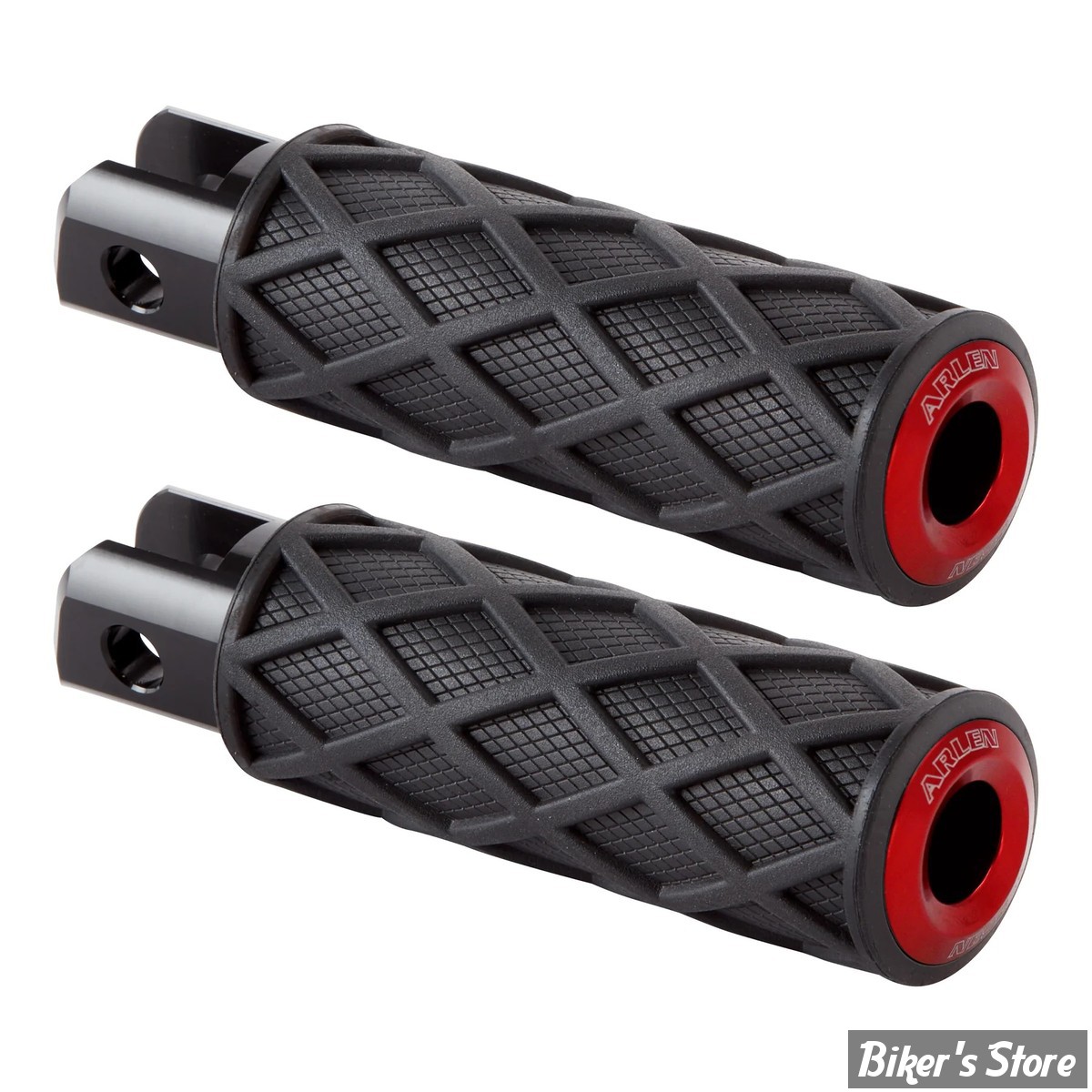 - AN - DIAMOND ROUGE - REPOSES PIEDS AVANT - ARLEN NESS - HD 2018UP - DIAMOND FOOTPEGS - NOIR / ROUGE - 400-058