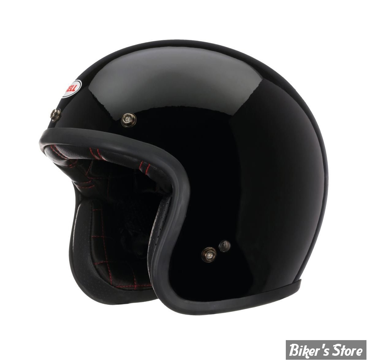 - CASQUE JET - BELL - Custom 500 - COULEUR : NOIR BRILLANT - TAILLE : S