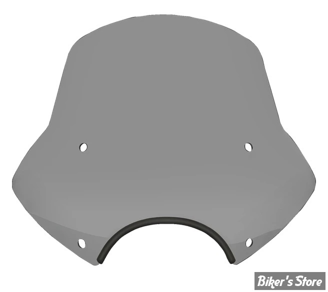 PARE BRISE DÉTACHABLE - MEMPHIS SHADES - SPEED DEMON - DÉCOUPE DE PHARE DE 9" / 23.00 CM - HAUTEUR 15" / 38.00CM - NOIR FUME - MEP54712