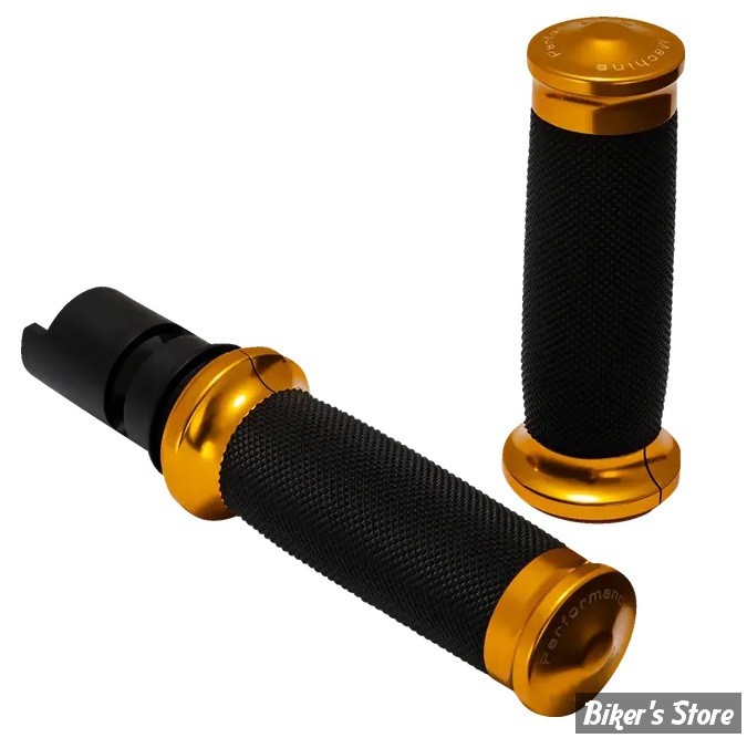POIGNEES - PERFORMANCE MACHINE - Contour Color Grips - TIRAGE ELECTRONIQUE 23UP - NOIR / OR - 0063-2105M-G