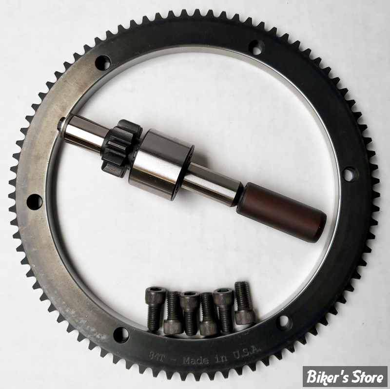 CONVERSION 102 A 84 DENTS / VISSÉ - COURONNE DE DEMARREUR - BT94/97 - KIT DE CONVERSION EN 84 DENTS - STYLE VISSE - EVOLUTION INDUSTRIES - EV1010-1051