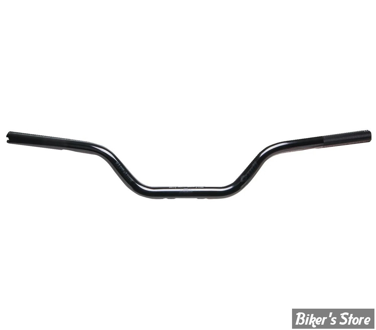 GUIDON - ODI - V-TWIN MOTO  - TIRAGE ELECTRONIQUE - DIAMETRE : 1" - ANODISÉ NOIR - H691CHB