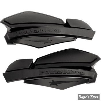 - DEFLECTEURS POUR MAINS - POWERMADD  - Star Series Handguards - COULEUR : NOIR - 34210