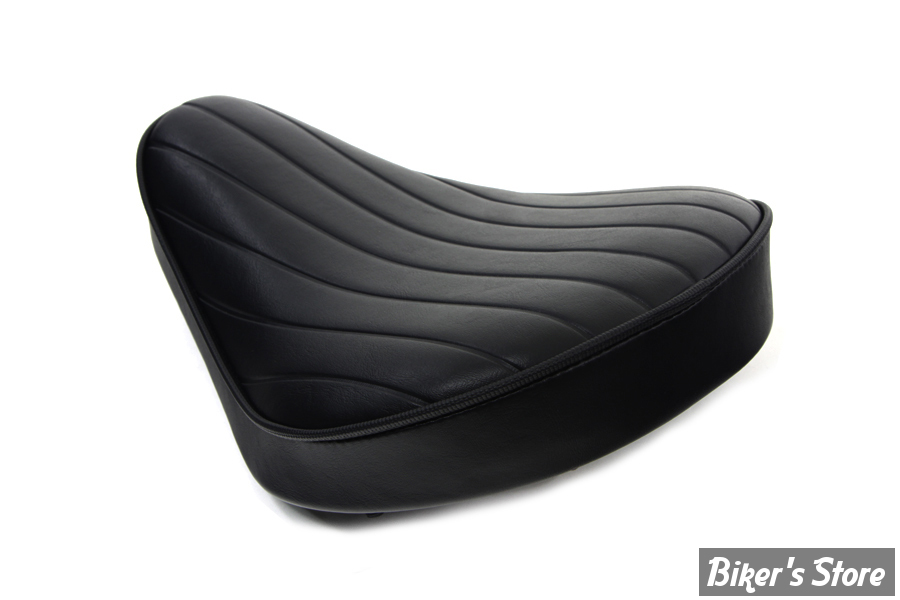 SELLE SOLO UNIVERSELLE - LARGEUR 254MM - WYATTS - BATES STYLE - TUCK & ROLL SOLO SEAT - SMALL - NOIR