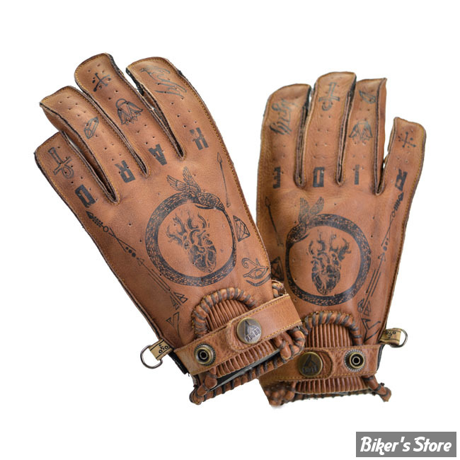 GANTS - BY CITY - SECOND SKIN - TATTOO - TAILLE XS