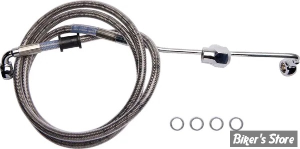 DURITE DE FREIN ARRIERE - TOURING 14/19 - OEM 41800175 - LONGUEUR : +000" - INOX