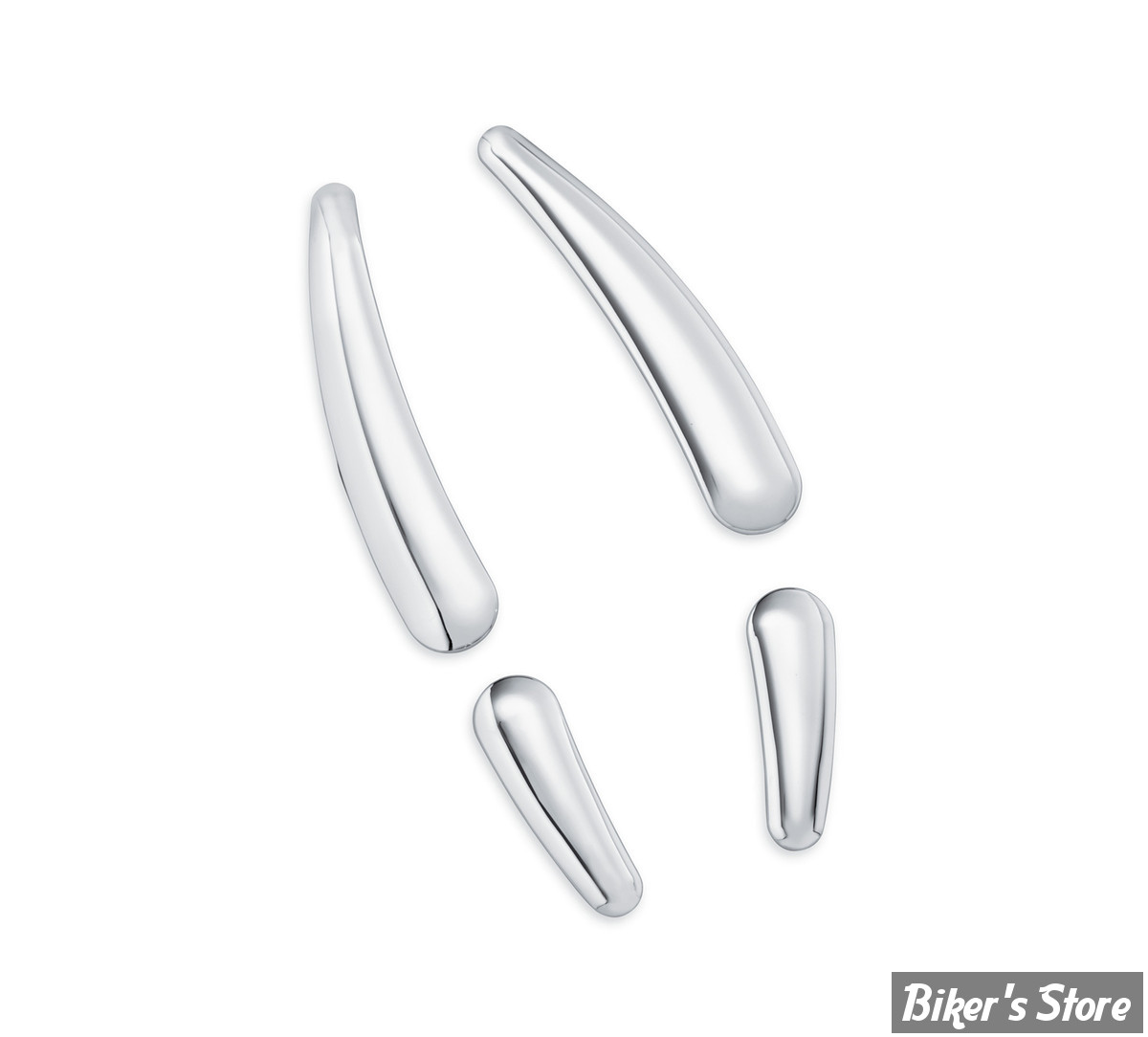 Inserts de cadre arriere - Softail 08/17 - OEM 48211-08 - INSERTS DE CADRE PROFILÉS - CHROME