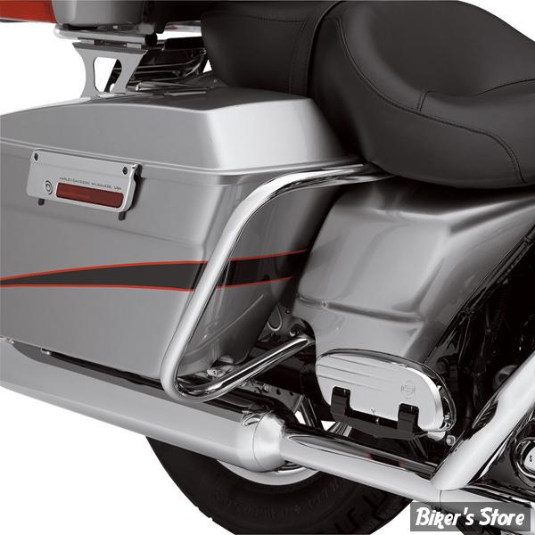 Protection de sacoche pour Harley Davidson Road King 09-13 chrome Protection de sacoche pour Harley Davidson Road King 09-13 chrome