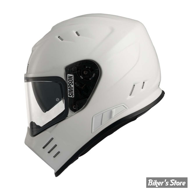 - CASQUE INTEGRAL - SIMPSON - Simpson Venom helmet - COULEUR : BLANC - TAILLE XXL