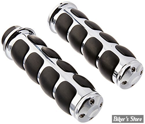 - POIGNEES KURYAKYN - ISO GRIP - 1 - TIRAGE ELECTRONIQUE - CHROME - 6227