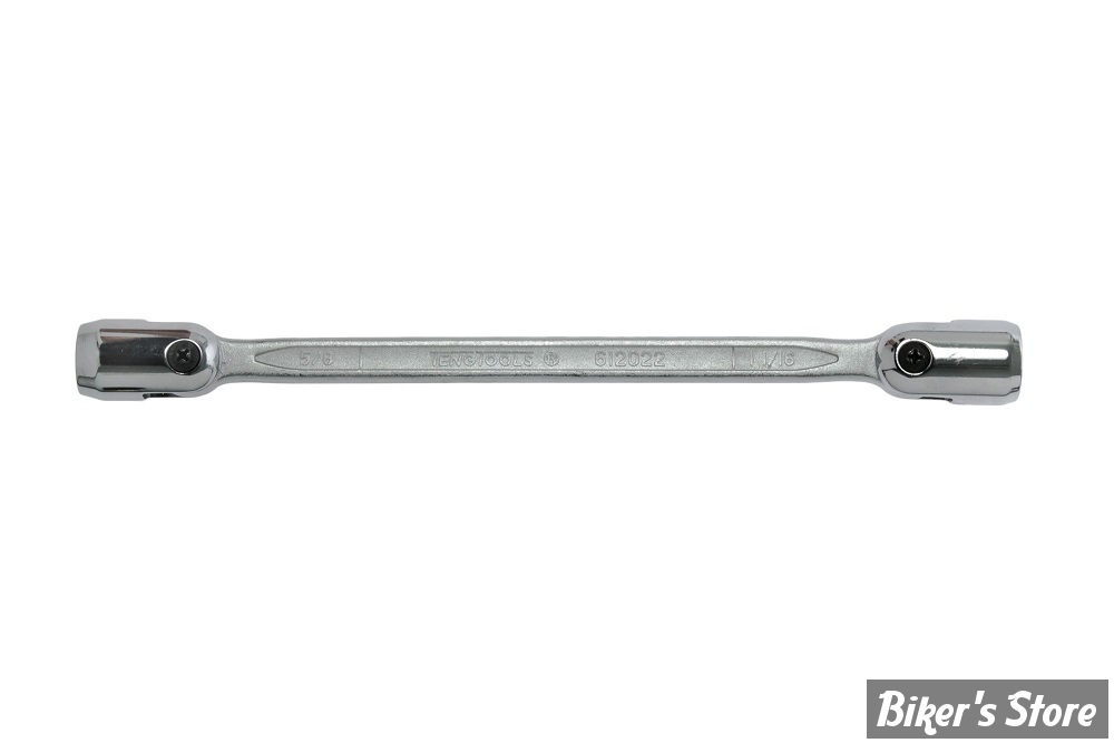 Clé Double Flex Teng Tools – 5/8-11/16, Pour Harley-Davidson, Finition Chromée, Neuf