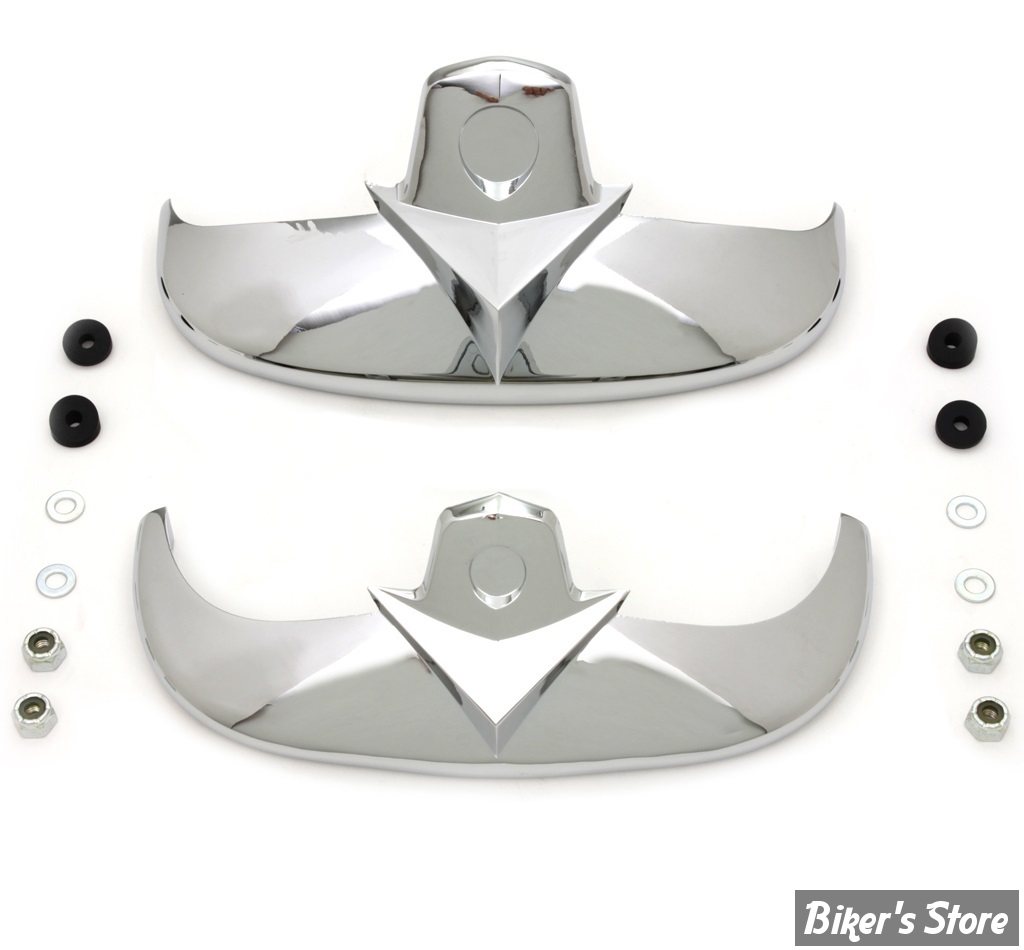 Embout De Garde-boue Arrière Chromé Pour Harley Softail Deluxe FLSTN 2005-2017 - Plastique ABS - Finition Chrome
