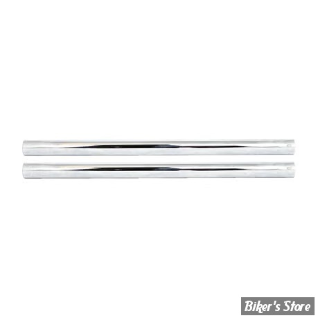 SILENCIEUX - head pipe extension - DIAMETRE EXTERNE : 47,60MM / LONGUEUR : 32" - STRAIGHT CUT - MCS - CHROME