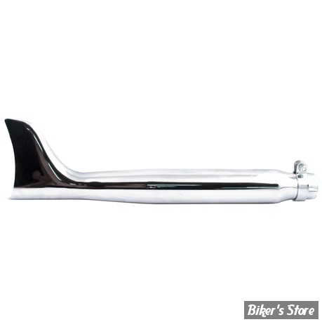 SILENCIEUX - FISHTAIL - DIAMETRE EXTERNE : 64.00MM / LONGUEUR : 22" - 1"3/4 - CHROME