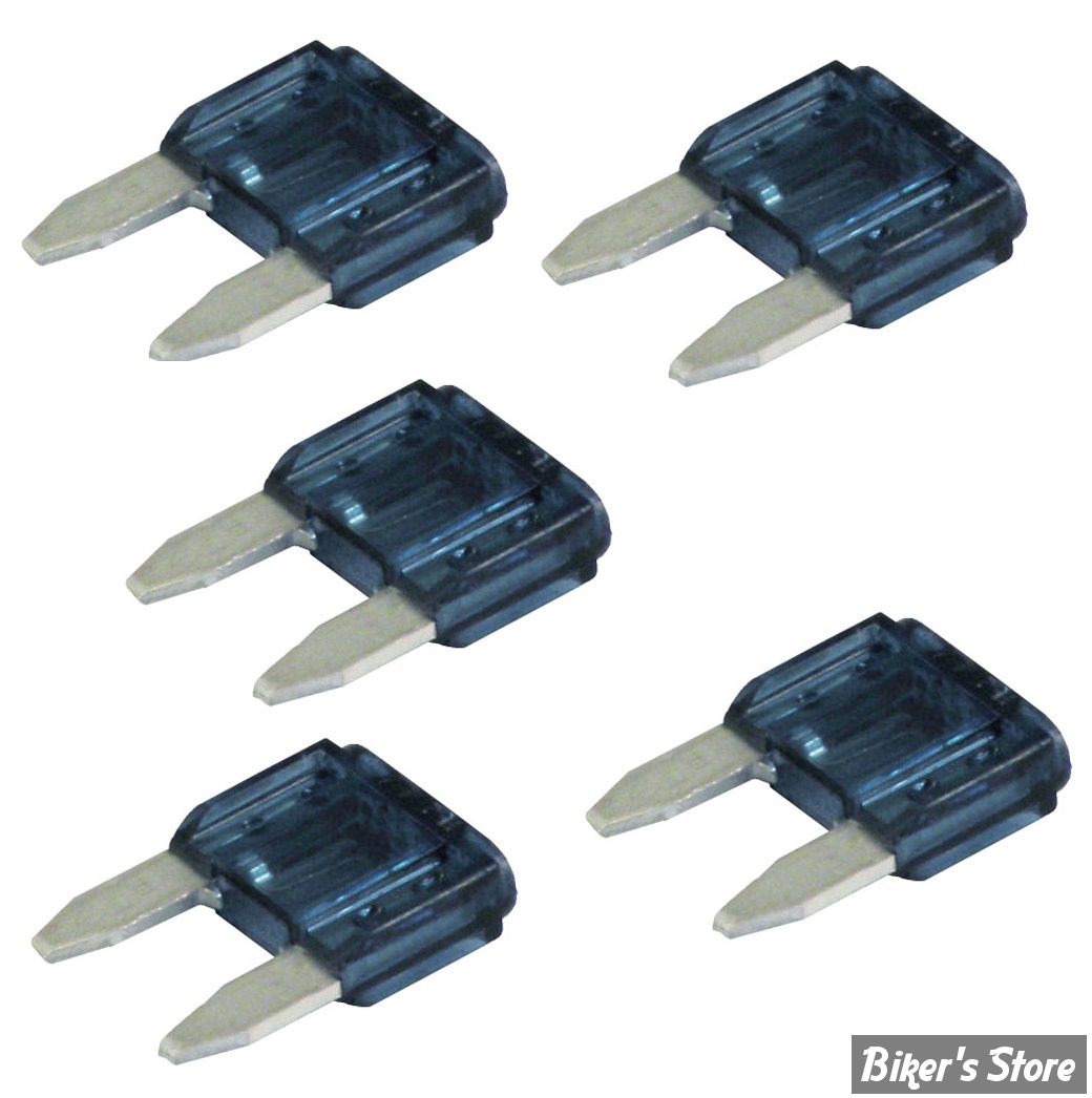 FUSIBLE 15A - FUSIBLE MINI-FUSE - 10.9mm - 15A - NAMZ - BLEU - OEM