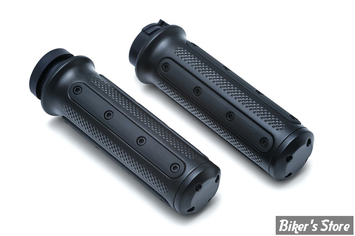 POIGNEES KURYAKYN - HEAVY INDUSTRY - 82UP - NOIR SATIN - 6121