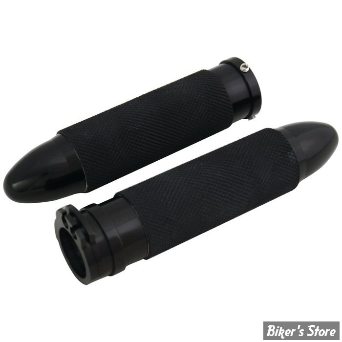 POIGNÉES - MCS - TIRAGE PAR CÂBLES HD 82UP - BULLET - CAOUTCHOUC / NOIR