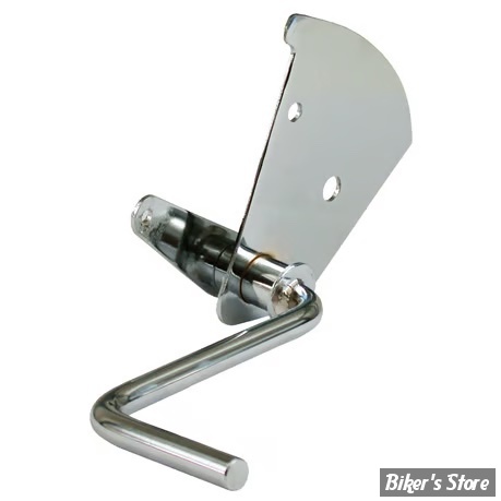 KIT PEDALE D'EMBRAYAGE JOCKEY SHIFT - BIGTWIN 41/84 - Early-style suicide clutch pedal for Big Twin jockey shift - PAUGHCO - CHROME - 202-1