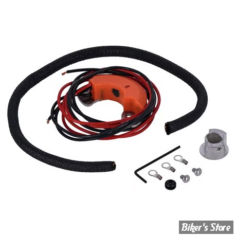 ECLATE R - PIECE N° 01A - SYSTÈME D'ALLUMAGE ELECTRONIC VINTAGE - POUR V-TWIN 1948/1973 - V-Tronic, electronic ignition for 6 & 12V. Hand advance - 0156903