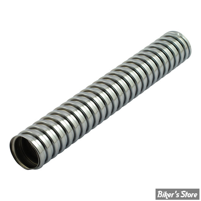 ECLATE WL - PIECE N° 00 - PARE CHALEUR - POUR TUBE DE 1 3/4 DE DIAMETRE -  FLEXIBLE - OEM 69550-58 - MCS - CHROME - Biker's Store