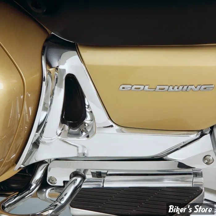 ENJOLIVEUR DE BATTERIE - SHOW CHROME / BIG BIKE PARTS - HONDA GOLDWING GL1800 01/10 - BATTERY SIDE COVER - CHROME - 52-630
